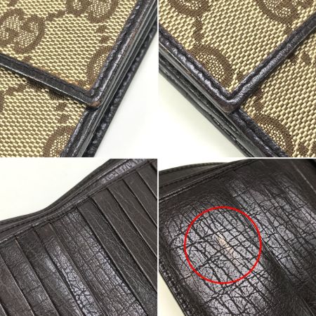 GUCCI グッチ 2つ折り財布 GG ホースビット 101603 ブラウン