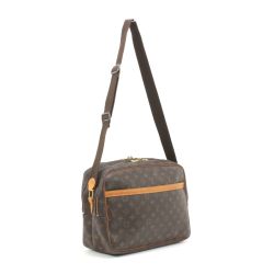 $$ LOUIS VUITTON ルイヴィトン モノグラム リポーターGM ショルダーバッグ M45252 ブラウン Cランク