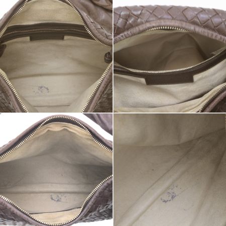 BOTTEGA VENETA ボッテガヴェネタ イントレチャート セミショルダーバッグ 115653 ダークブラウン