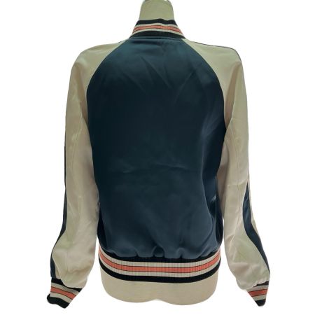  COACH コーチ リバーシブルスカジャン 228991 ネイビー×ホワイト