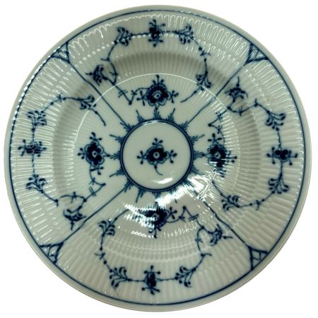  ROYAL COPENHAGEN ロイヤル・コペンハーゲン ブルーフルーテッド プレート 1P