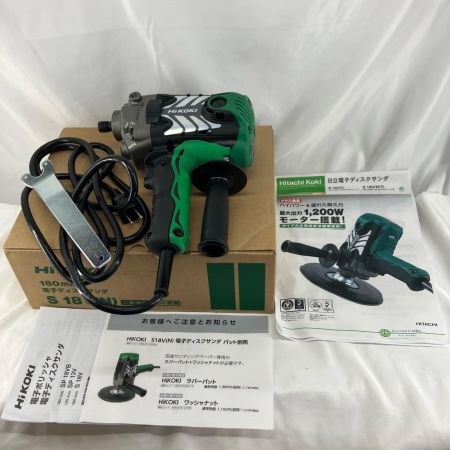 HiKOKI ハイコーキ ディスクサンダ　１８０ｍｍパッド別売り S 18V