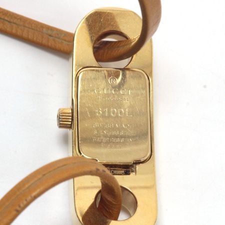  GUCCI グッチ ブレスウォッチ レディースクォーツ腕時計 6100L