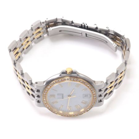  dunhill ダンヒル エリート メンズクォーツ 腕時計 ダイヤベゼル 24QPTM 63865