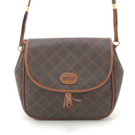  BALLY バリ ショルダーバッグ ブラウン