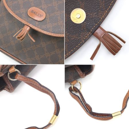  BALLY バリ ショルダーバッグ ブラウン
