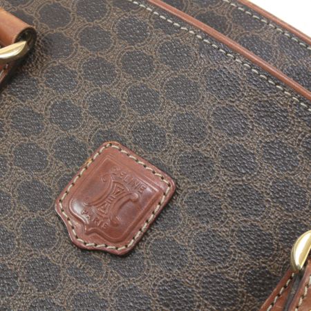  CELINE セリーヌ マカダム柄 トートバッグ ブラウン