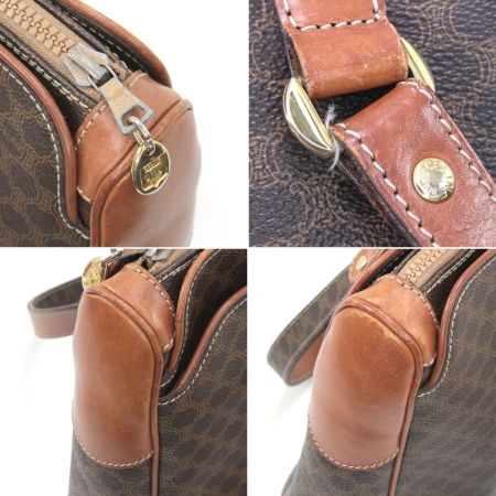  CELINE セリーヌ マカダム柄 トートバッグ ブラウン