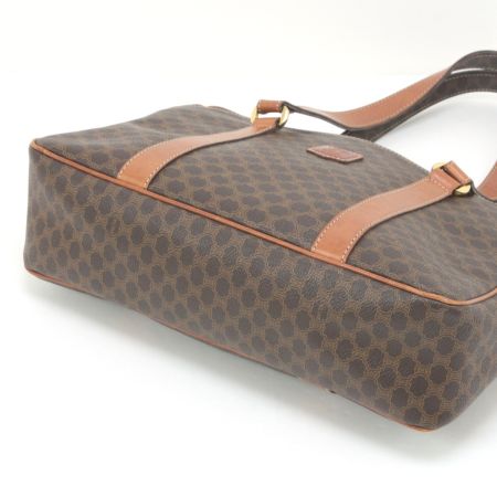  CELINE セリーヌ マカダム柄 トートバッグ ブラウン