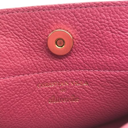  CHRISTIAN VILLA ハンドバッグ ショッキングピンク
