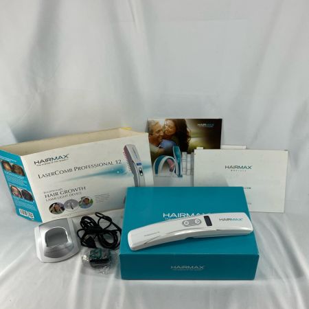 HAIRMAX 育毛補助器具 ヘアケア Raster Comb Professional 12 ホワイト 英語･日本語説明書付き