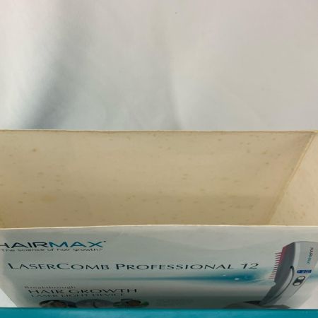 HAIRMAX 育毛補助器具 ヘアケア Raster Comb Professional 12 ホワイト 英語･日本語説明書付き