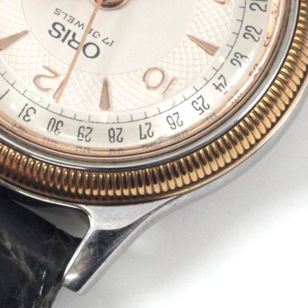  ORIS オリス ポインターデイト レディース自動巻き腕時計 7464