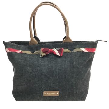 BURBERRY BLUE LABEL バーバリーブルーレーベル トートバッグ デニム 