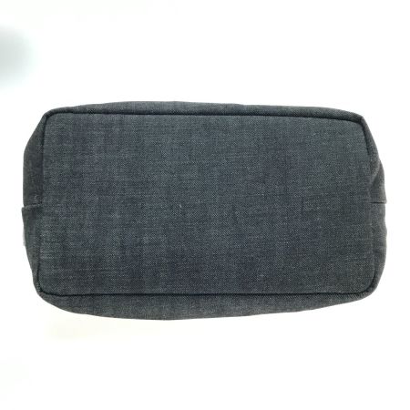  BURBERRY BLUE LABEL バーバリーブルーレーベル トートバッグ デニム リボン ネイビー