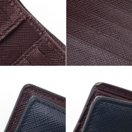  PRADA プラダ 2つ折り札入れ 2MO513 ネイビー