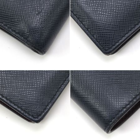  PRADA プラダ 2つ折り札入れ 2MO513 ネイビー