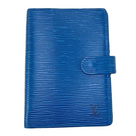  LOUIS VUITTON ルイヴィトン 手帳カバー エピ アジェンダPM R20055 ブルー