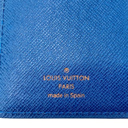  LOUIS VUITTON ルイヴィトン 手帳カバー エピ アジェンダPM R20055 ブルー