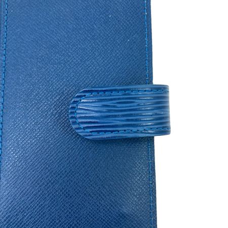  LOUIS VUITTON ルイヴィトン 手帳カバー エピ アジェンダPM R20055 ブルー