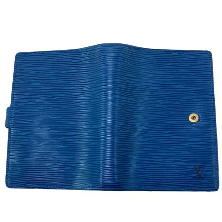  LOUIS VUITTON ルイヴィトン 手帳カバー エピ アジェンダPM R20055 ブルー