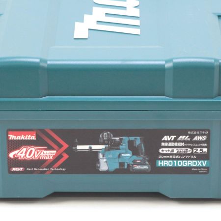  Makita マキタ 20mm 充電式ハンマドリル HR01GRDXV ブルー 40V 2.5Ah