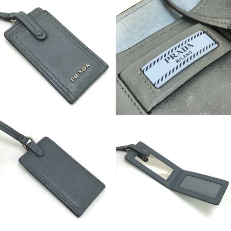  PRADA プラダ トートバッグ エティットショルダー 1BG122 ブルー