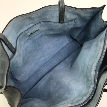  PRADA プラダ トートバッグ エティットショルダー 1BG122 ブルー