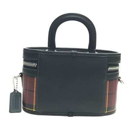  COACH コーチ ハンドバッグ トレイル バッグ ストラップ付 CG251 レッド×ブラック