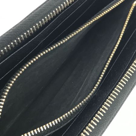  PRADA プラダ 長財布 L字ファスナー 全体的にヨゴレ有 ブラック