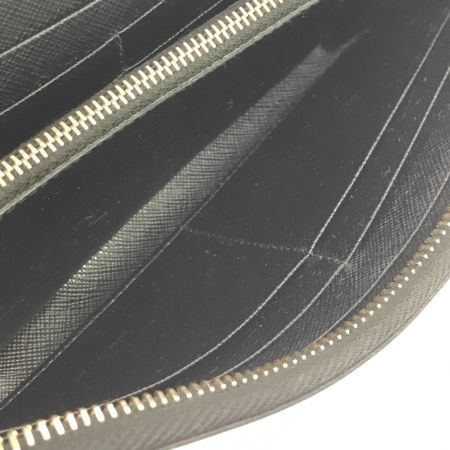  PRADA プラダ 長財布 L字ファスナー 全体的にヨゴレ有 ブラック