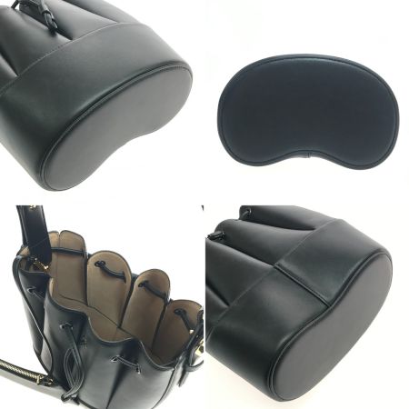  Daniel Wellington ダニエル・ウェリントン セミショルダーバッグ ポーチ付 合成皮革 ブラック