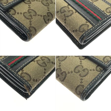  GUCCI グッチ 長財布 GGキャンパス 使用感有 2569332067
