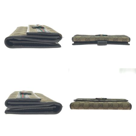  GUCCI グッチ 長財布 GGキャンパス 使用感有 2569332067