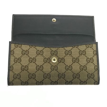 GUCCI グッチ 長財布 GGキャンパス 使用感有 2569332067