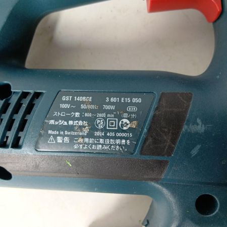 BOSCH ボッシュ ジグソー GST 140BCE ネイビー ケース付 100v