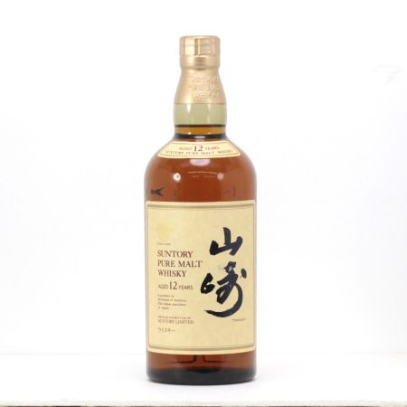 【北海道内限定発送】 SUNTORY サントリー ピュアモルトウイスキー 山崎 12年 750ml 43度 ギフトBOX付 未開栓