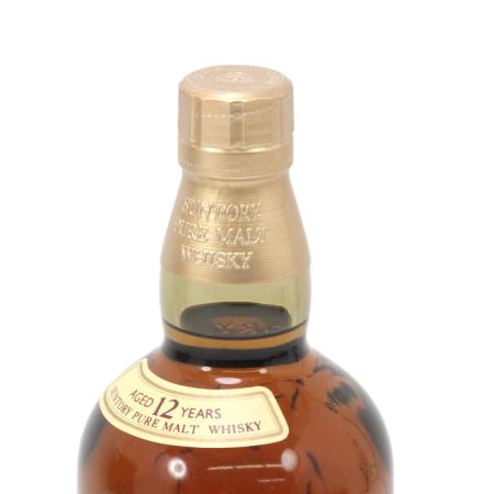 【北海道内限定発送】 SUNTORY サントリー ピュアモルトウイスキー 山崎 12年 750ml 43度 ギフトBOX付 未開栓