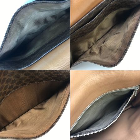  CELINE セリーヌ セカンドバッグ マカダム柄 本体のみ キズ・ヨゴレ有 M90 ブラウン