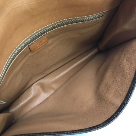  CELINE セリーヌ セカンドバッグ マカダム柄 本体のみ キズ・ヨゴレ有 M90 ブラウン