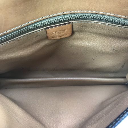  CELINE セリーヌ セカンドバッグ マカダム柄 本体のみ キズ・ヨゴレ有 M90 ブラウン