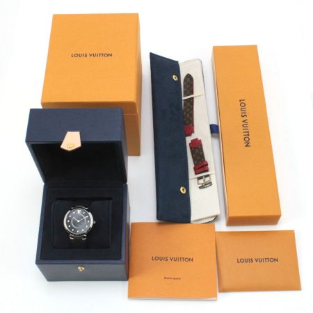  LOUIS VUITTON ルイヴィトン タンブール スリムPM レディースクォーツ腕時計 QA144