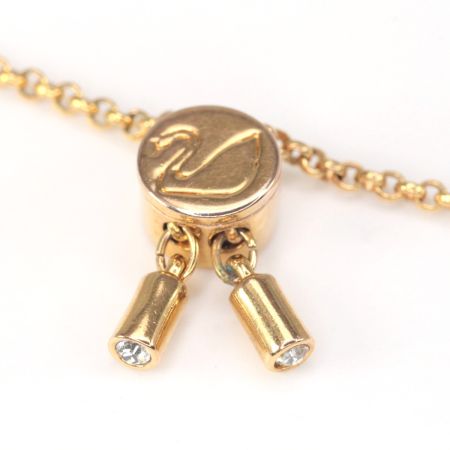  SWAROVSKI スワロフスキー Iconic Swan ブレスレット 約24cm迄 5344132 ブラック