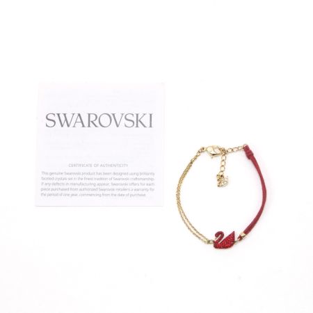  SWAROVSKI スワロフスキー Iconic Swan ブレスレット 15-17cm