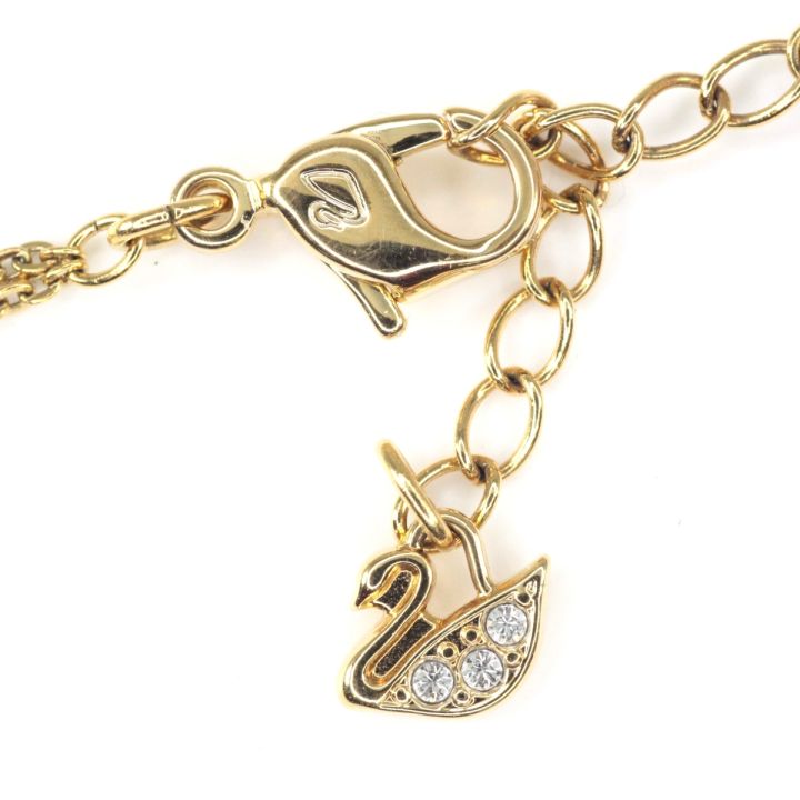 SWAROVSKI スワロフスキー Iconic Swan ブレスレット 15-17cm レッド