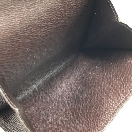  LOUIS VUITTON ルイヴィトン 3つ折り財 ダミエ ポルト モネ・ビエ カルト クレディ N61652 ブラウン