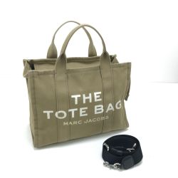 $$ MARC JACOBS マークジェイコブス トートバッグ デニム Ｍ0016161 カーキ Cランク