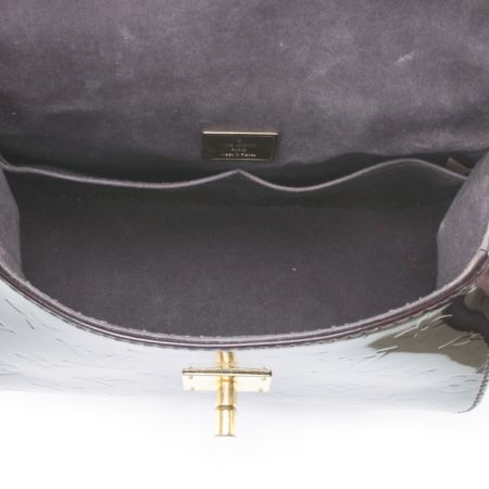  LOUIS VUITTON ルイヴィトン ヴェルニ アマラント エナメルハンドバッグ ストラップ付 M90942 アマラント