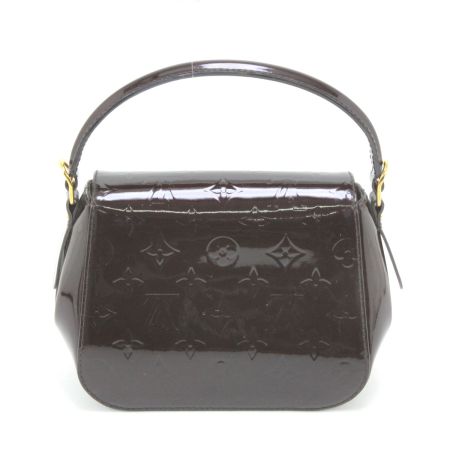  LOUIS VUITTON ルイヴィトン ヴェルニ アマラント エナメルハンドバッグ ストラップ付 M90942 アマラント