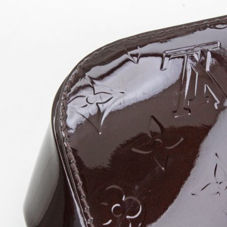  LOUIS VUITTON ルイヴィトン ヴェルニ アマラント エナメルハンドバッグ ストラップ付 M90942 アマラント